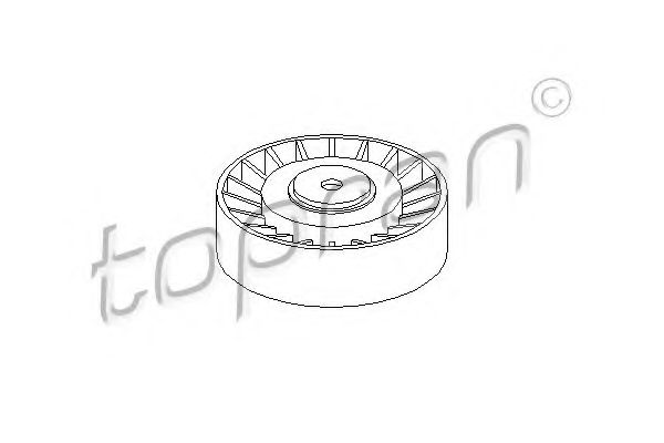 TOPRAN 107 336 Паразитный ведущий ролик, поликлиновой ремень для VOLKSWAGEN T4 MULTIVAN (Фольксваген Т4 мултиvан) TOPRAN 107 336 Паразитный ведущий ролик, поликлиновой ремень для VOLKSWAGEN T4 MULTIVAN (Фольксваген Т4 мултиvан)