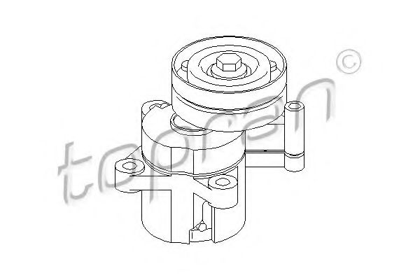 TOPRAN 109 796 Натяжитель ремня, клиновой зубча для VOLKSWAGEN POLO CLASSIC (Фольксваген Поло классик) TOPRAN 109 796 Натяжитель ремня, клиновой зубча для VOLKSWAGEN POLO CLASSIC (Фольксваген Поло классик)