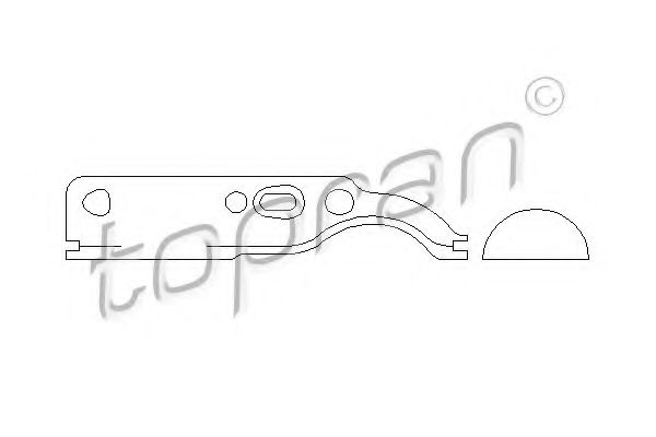 TOPRAN 109 652 Прокладка, натяжное приспособление цепи привода для AUDI TT (Ауди Тт) TOPRAN 109 652 Прокладка, натяжное приспособление цепи привода для AUDI TT (Ауди Тт)