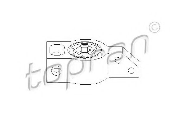 TOPRAN 111 084 Подвеска, рычаг независимой подвески колеса 