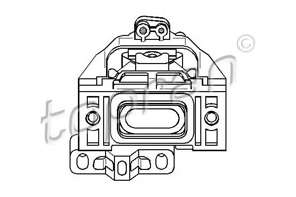 TOPRAN 107 977 Подвеска, двигатель для VOLKSWAGEN (Фольксваген) TOPRAN 107 977 Подвеска, двигатель для VOLKSWAGEN (Фольксваген)