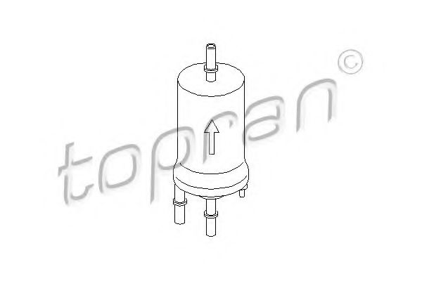 TOPRAN 111 121 Топливный фильтр для SKODA RAPID (Шкода Рапид) TOPRAN 111 121 Топливный фильтр для SKODA RAPID (Шкода Рапид)