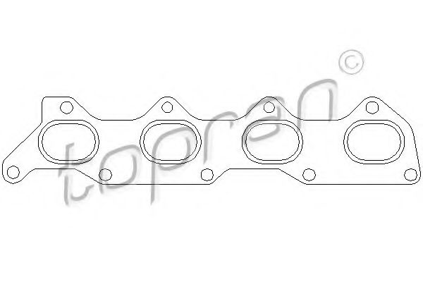 TOPRAN 108 303 Прокладка, выпускной коллектор для VOLKSWAGEN RABBIT V (Фольксваген Раббит v) TOPRAN 108 303 Прокладка, выпускной коллектор для VOLKSWAGEN RABBIT V (Фольксваген Раббит v)