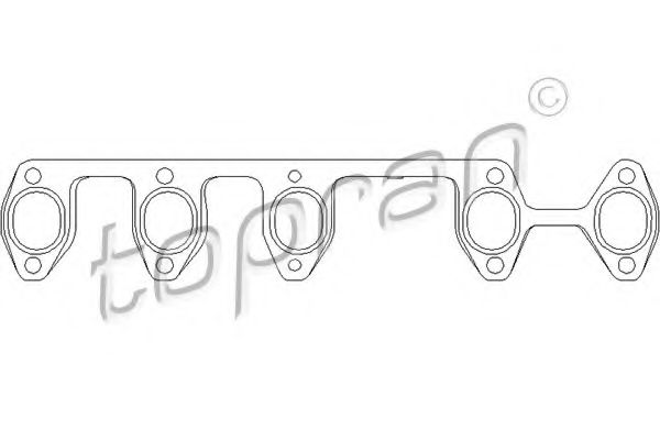 TOPRAN 112 402 Прокладка, выпускной коллектор для VOLKSWAGEN T5 CARAVELLE (Фольксваген Т5 каравелла) TOPRAN 112 402 Прокладка, выпускной коллектор для VOLKSWAGEN T5 CARAVELLE (Фольксваген Т5 каравелла)