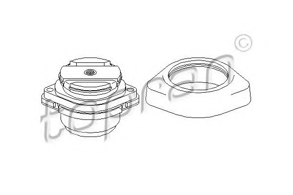 TOPRAN 111 901 Подвеска, автоматическая коробка передач; Подвеска, ступенчатая коробка передач 