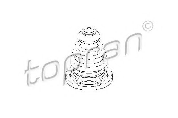 TOPRAN 103 660 Пыльник, приводной вал для AUDI 100 (Ауди 100) TOPRAN 103 660 Пыльник, приводной вал для AUDI 100 (Ауди 100)