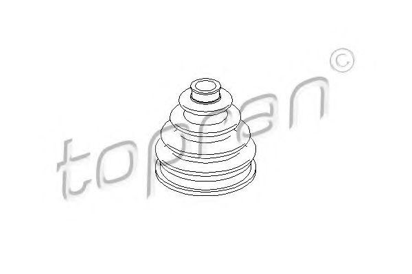 TOPRAN 104 142 Пыльник, приводной вал для AUDI 90 (Ауди 90) TOPRAN 104 142 Пыльник, приводной вал для AUDI 90 (Ауди 90)