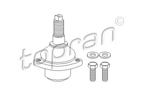 TOPRAN 103 347 Несущий направляющий шарнир для VOLKSWAGEN LT 40-55 I (Фольксваген Лт 40-55 и) TOPRAN 103 347 Несущий направляющий шарнир для VOLKSWAGEN LT 40-55 I (Фольксваген Лт 40-55 и)