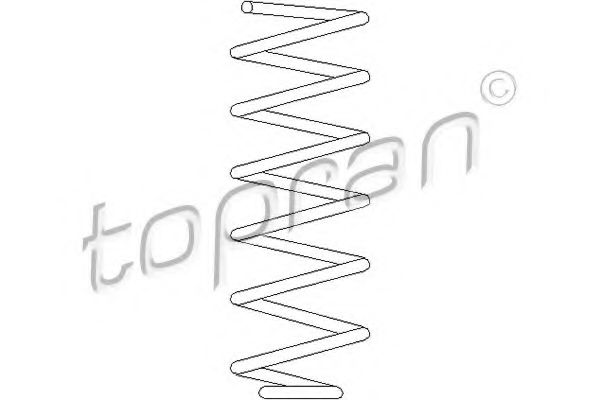 TOPRAN 102 784 Пружина ходовой части для VOLKSWAGEN JETTA II (Фольксваген Жэтта 2) TOPRAN 102 784 Пружина ходовой части для VOLKSWAGEN JETTA II (Фольксваген Жэтта 2)