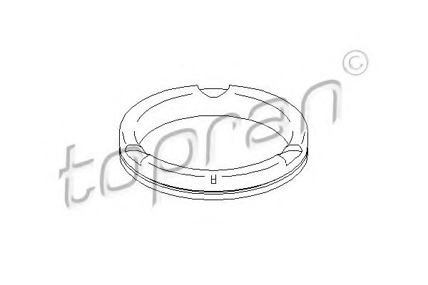 TOPRAN 103 744 Подшипник качения, опора стойки амортизатора 