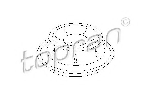 TOPRAN 102 791 Опора стойки амортизатора для VOLKSWAGEN JETTA II (Фольксваген Жэтта 2) TOPRAN 102 791 Опора стойки амортизатора для VOLKSWAGEN JETTA II (Фольксваген Жэтта 2)