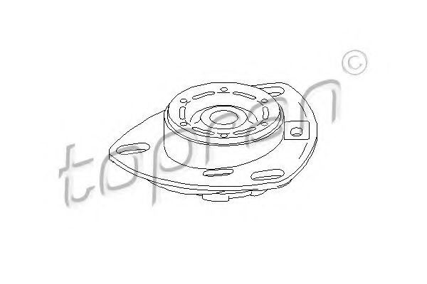 TOPRAN 103 745 Опора стойки амортизатора 