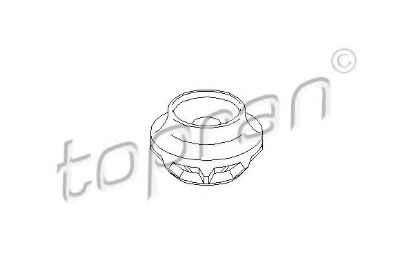TOPRAN 102 828 Опора стойки амортизатора для VOLKSWAGEN POLO (Фольксваген Поло) TOPRAN 102 828 Опора стойки амортизатора для VOLKSWAGEN POLO (Фольксваген Поло)