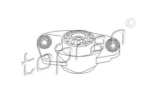 TOPRAN 110 154 Опора стойки амортизатора для VOLKSWAGEN GOLF PLUS (Фольксваген Гольф плюс) TOPRAN 110 154 Опора стойки амортизатора для VOLKSWAGEN GOLF PLUS (Фольксваген Гольф плюс)