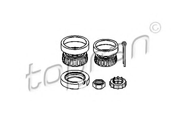 TOPRAN 103 751 Комплект подшипника ступицы колеса для AUDI (Ауди) TOPRAN 103 751 Комплект подшипника ступицы колеса для AUDI (Ауди)