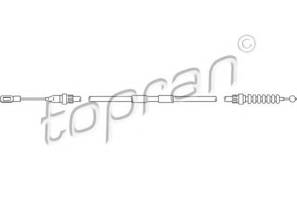 TOPRAN 110 727 Трос, стояночная тормозная система для FORD GALAXY (Форд Галакси) TOPRAN 110 727 Трос, стояночная тормозная система для FORD GALAXY (Форд Галакси)