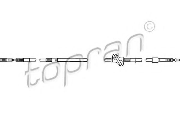 TOPRAN 103 752 Трос, стояночная тормозная система для AUDI A6 (Ауди А6) TOPRAN 103 752 Трос, стояночная тормозная система для AUDI A6 (Ауди А6)