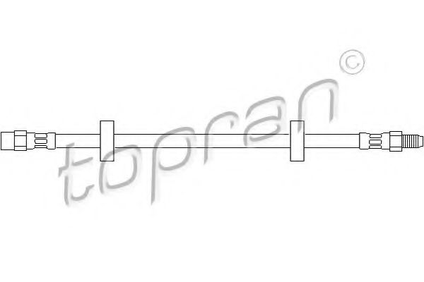 TOPRAN 102 635 Тормозной шланг для VOLKSWAGEN SANTANA (Фольксваген Сантана) TOPRAN 102 635 Тормозной шланг для VOLKSWAGEN SANTANA (Фольксваген Сантана)