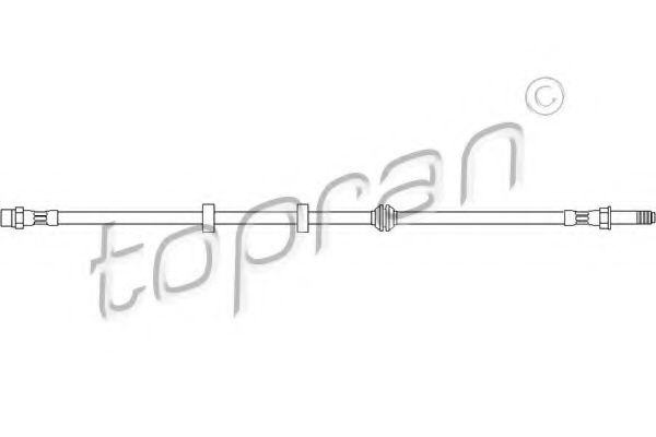 TOPRAN 110 401 Тормозной шланг для VOLKSWAGEN CADDY II (Фольксваген Кадди 2) TOPRAN 110 401 Тормозной шланг для VOLKSWAGEN CADDY II (Фольксваген Кадди 2)