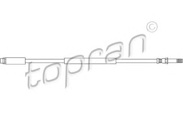 TOPRAN 111 059 Тормозной шланг для VOLKSWAGEN CRAFTER 30-35 (Фольксваген Крафтер 30-35) TOPRAN 111 059 Тормозной шланг для VOLKSWAGEN CRAFTER 30-35 (Фольксваген Крафтер 30-35)