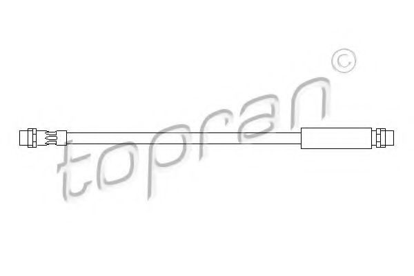 TOPRAN 104 350 Тормозной шланг для AUDI 90 (Ауди 90) TOPRAN 104 350 Тормозной шланг для AUDI 90 (Ауди 90)