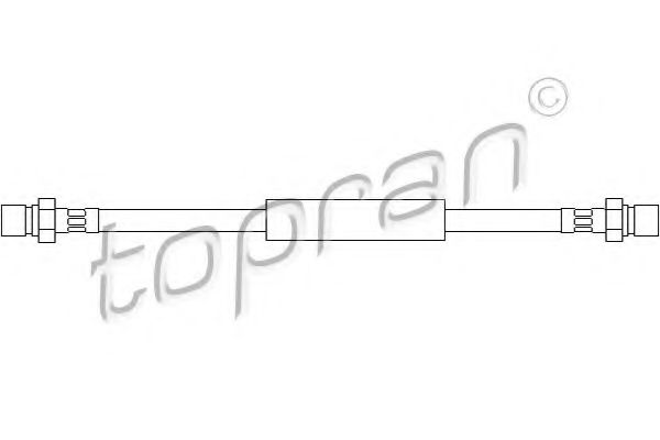 TOPRAN 103 358 Тормозной шланг для VOLKSWAGEN LT 28-35 I (Фольксваген Лт 28-35 и) TOPRAN 103 358 Тормозной шланг для VOLKSWAGEN LT 28-35 I (Фольксваген Лт 28-35 и)