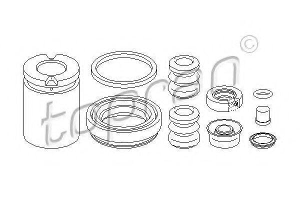 TOPRAN 111 689 Ремкомплект, тормозной суппорт для VOLKSWAGEN GOLF III (Фольксваген Гольф 3) TOPRAN 111 689 Ремкомплект, тормозной суппорт для VOLKSWAGEN GOLF III (Фольксваген Гольф 3)