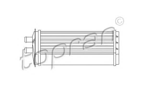TOPRAN 110 546 Теплообменник, отопление салона для SKODA FELICIA II (Шкода Фелиция 2) TOPRAN 110 546 Теплообменник, отопление салона для SKODA FELICIA II (Шкода Фелиция 2)
