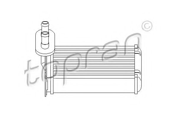 TOPRAN 103 147 Теплообменник, отопление салона для VOLKSWAGEN JETTA II (Фольксваген Жэтта 2) TOPRAN 103 147 Теплообменник, отопление салона для VOLKSWAGEN JETTA II (Фольксваген Жэтта 2)