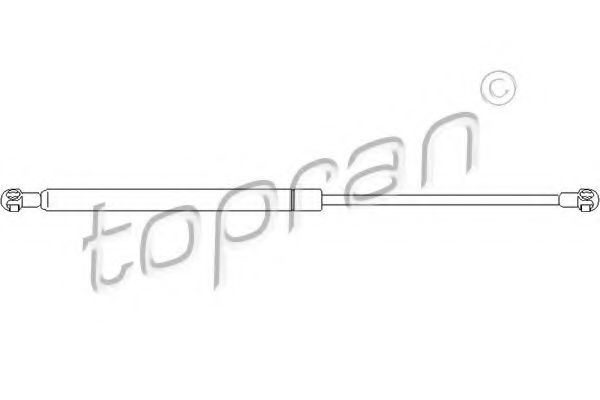 TOPRAN 110 279 Газовая пружина, крышка багажник для AUDI A4 (Ауди А4) TOPRAN 110 279 Газовая пружина, крышка багажник для AUDI A4 (Ауди А4)