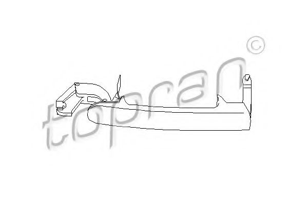 TOPRAN 108 866 Ручка двери для AUDI TT (Ауди Тт) TOPRAN 108 866 Ручка двери для AUDI TT (Ауди Тт)