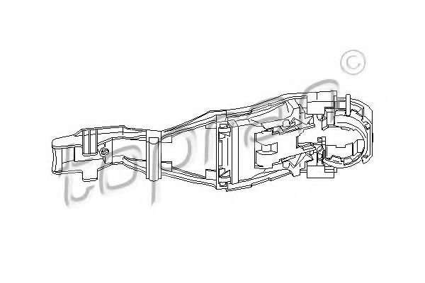 TOPRAN 111 185 Ручка двери для AUDI TT (Ауди Тт) TOPRAN 111 185 Ручка двери для AUDI TT (Ауди Тт)