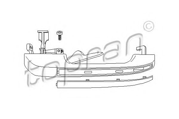 TOPRAN 104 179 Ручка двери для AUDI 90 (Ауди 90) TOPRAN 104 179 Ручка двери для AUDI 90 (Ауди 90)
