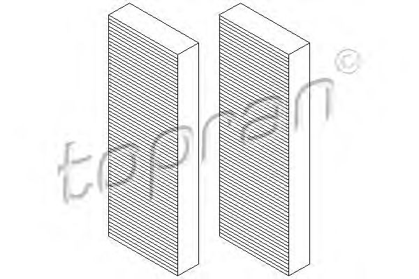 TOPRAN 112 296 Фильтр, воздух во внутренном пространстве для AUDI (Ауди) TOPRAN 112 296 Фильтр, воздух во внутренном пространстве для AUDI (Ауди)