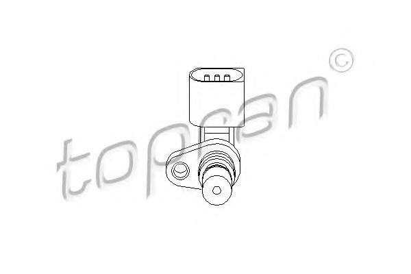TOPRAN 111 384 Датчик частоты вращения, управление двигателем для VOLKSWAGEN T4 MULTIVAN (Фольксваген Т4 мултиvан) TOPRAN 111 384 Датчик частоты вращения, управление двигателем для VOLKSWAGEN T4 MULTIVAN (Фольксваген Т4 мултиvан)