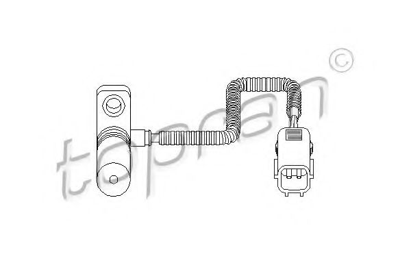 TOPRAN 111 375 Датчик частоты вращения, автоматическая коробка передач для SEAT AROSA (Сеат Ароса) TOPRAN 111 375 Датчик частоты вращения, автоматическая коробка передач для SEAT AROSA (Сеат Ароса)
