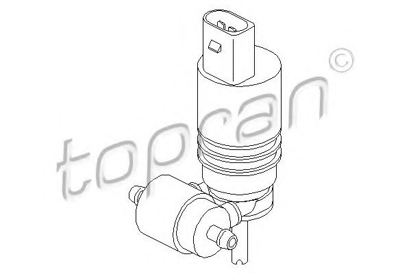 TOPRAN 107 819 Водяной насос, система очистки окон для VOLKSWAGEN FOX (Фольксваген Фоx) TOPRAN 107 819 Водяной насос, система очистки окон для VOLKSWAGEN FOX (Фольксваген Фоx)