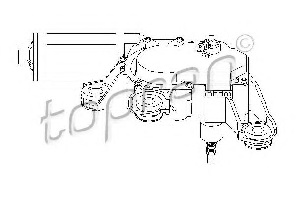 TOPRAN 111 300 Двигатель стеклоочистителя для VOLKSWAGEN BORA (Фольксваген Бора) TOPRAN 111 300 Двигатель стеклоочистителя для VOLKSWAGEN BORA (Фольксваген Бора)