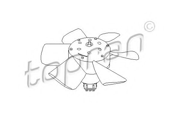 TOPRAN 102 546 Вентилятор, охлаждение двигателя для VOLKSWAGEN GOLF (Фольксваген Голф) TOPRAN 102 546 Вентилятор, охлаждение двигателя для VOLKSWAGEN GOLF (Фольксваген Голф)