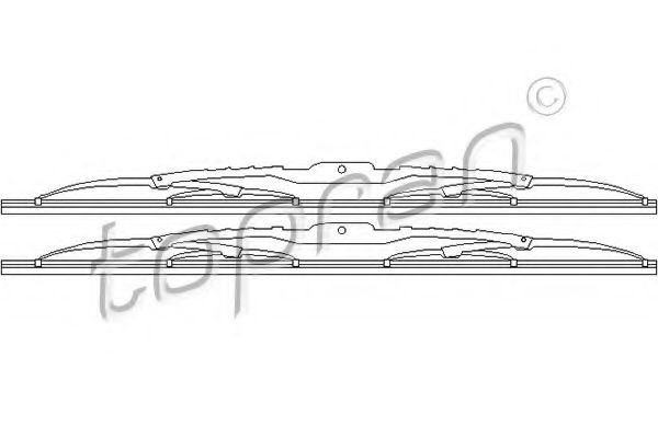 TOPRAN 103 631 Щетка стеклоочистителя для AUDI 80 (Ауди 80) TOPRAN 103 631 Щетка стеклоочистителя для AUDI 80 (Ауди 80)