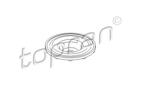TOPRAN 205 466 Опора стойки амортизатора для OPEL (Опель) TOPRAN 205 466 Опора стойки амортизатора для OPEL (Опель)