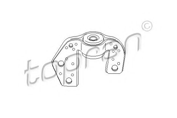 TOPRAN 207 009 Подвеска, рычаг независимой подвески колеса 