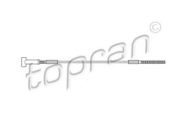 TOPRAN 205 504 Трос, стояночная тормозная система для OPEL (Опель) TOPRAN 205 504 Трос, стояночная тормозная система для OPEL (Опель)