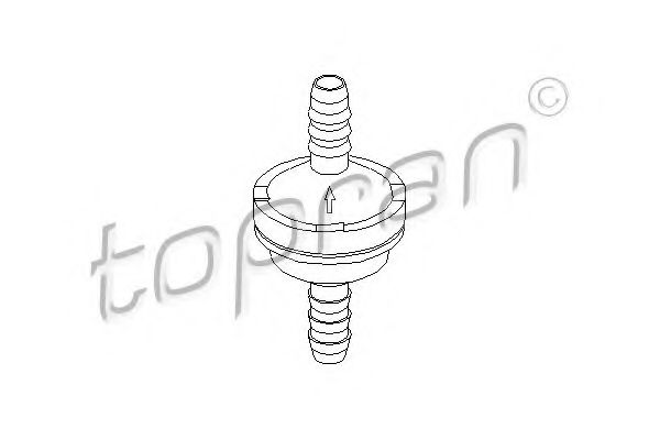 TOPRAN 206 111 Клапан, усилитель тормозного механизма для OPEL VECTRA C GTS (Опель Вектра с джити) TOPRAN 206 111 Клапан, усилитель тормозного механизма для OPEL VECTRA C GTS (Опель Вектра с джити)