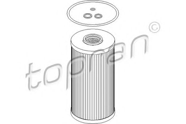TOPRAN 205 592 Масляный фильтр 