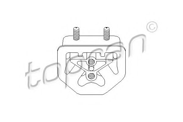 TOPRAN 201 375 Подвеска, двигатель для OPEL CORSA A (Опель Cорса а) TOPRAN 201 375 Подвеска, двигатель для OPEL CORSA A (Опель Cорса а)