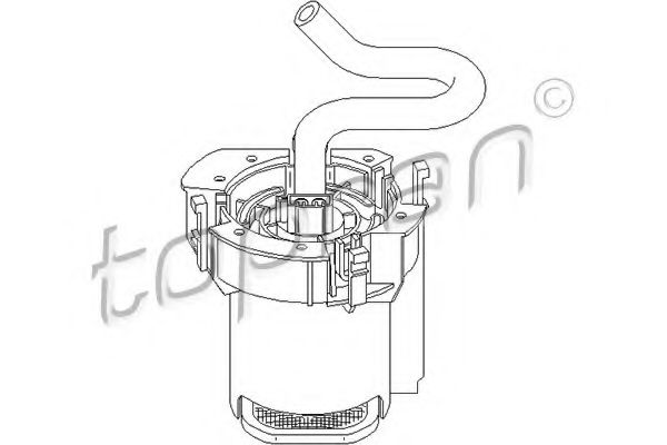 TOPRAN 207 406 Топливный насос для OPEL VITA C (Опель Vита c) TOPRAN 207 406 Топливный насос для OPEL VITA C (Опель Vита c)