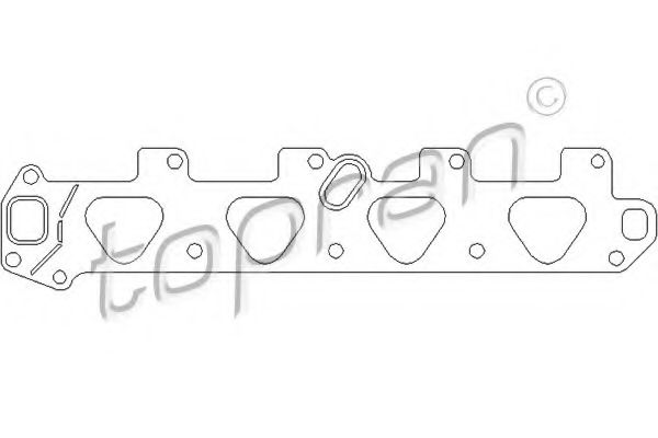 TOPRAN 205 642 Прокладка, впускной коллектор для OPEL ZAFIRA A (Опель Зафира а) TOPRAN 205 642 Прокладка, впускной коллектор для OPEL ZAFIRA A (Опель Зафира а)