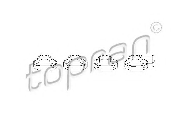 TOPRAN 206 183 Комплект прокладок, впускной коллектор для OPEL ASTRA G (Опель Астра г) TOPRAN 206 183 Комплект прокладок, впускной коллектор для OPEL ASTRA G (Опель Астра г)