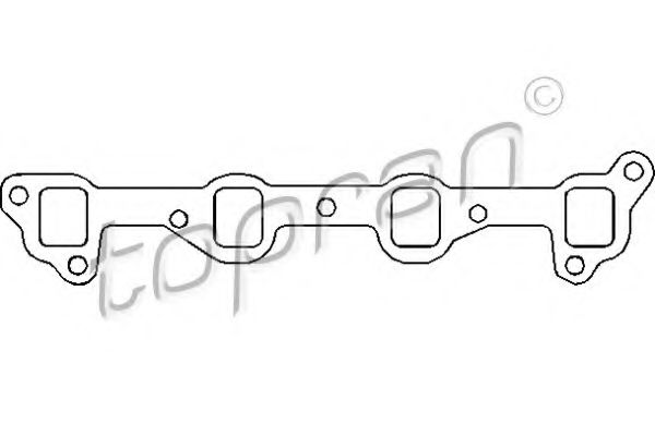 TOPRAN 201 683 Прокладка, выпускной коллектор для OPEL KADETT E COMBO (Опель Кадэтт э комбо) TOPRAN 201 683 Прокладка, выпускной коллектор для OPEL KADETT E COMBO (Опель Кадэтт э комбо)